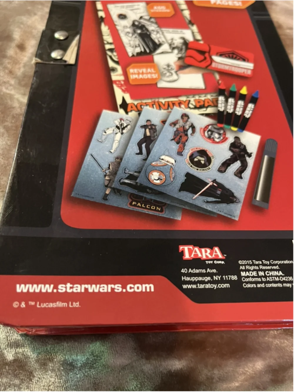 Star Wars Sticker Activity Fun Book By TARA 2015 Coloring Stickers Kylo Ren